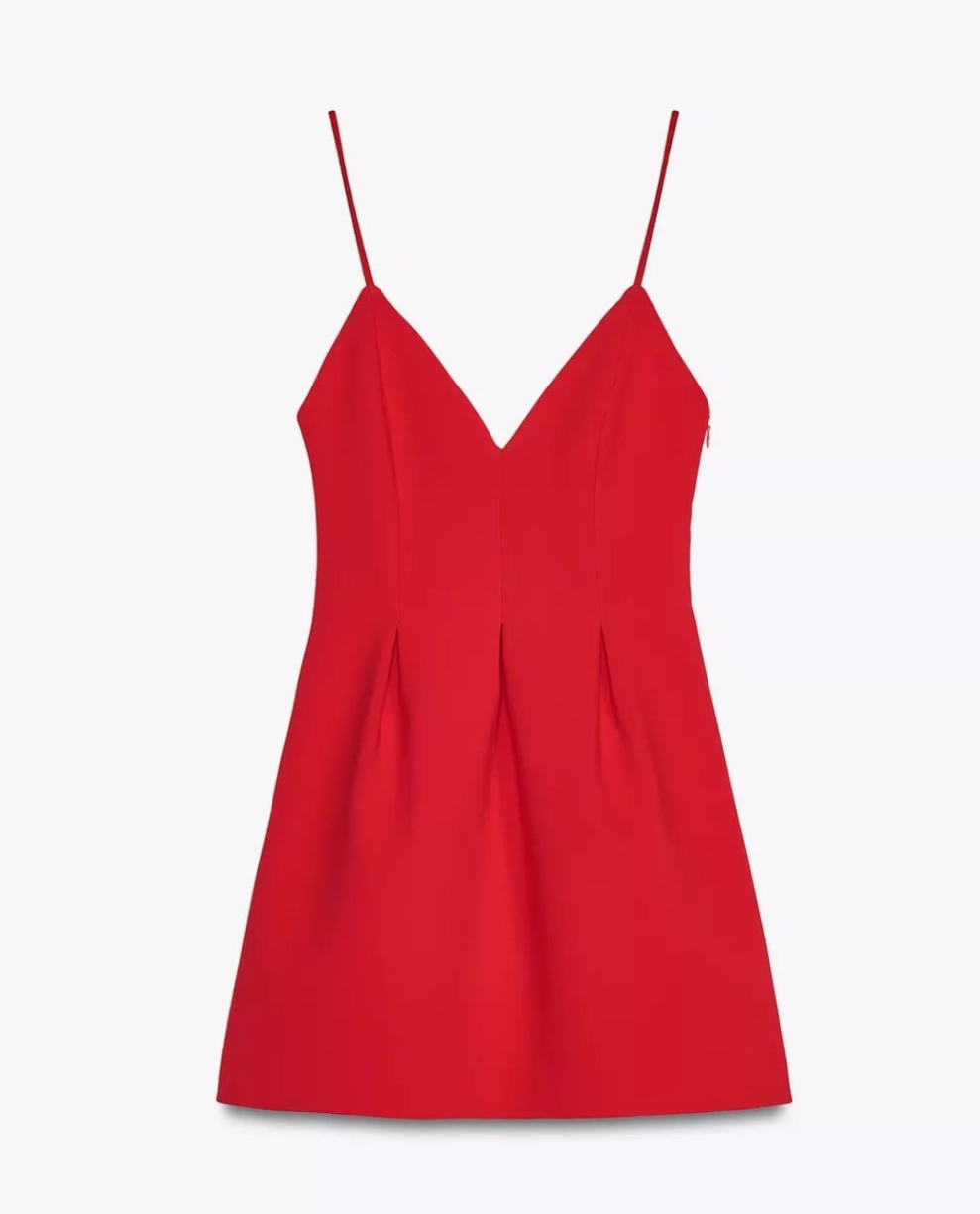 Vestido Rojo de Tiras ZARAD0011