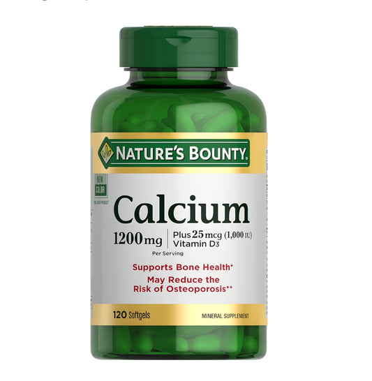 Nature's Bounty Calcio 1200 mg with 1000 IU Vitamin D3 VIT0002