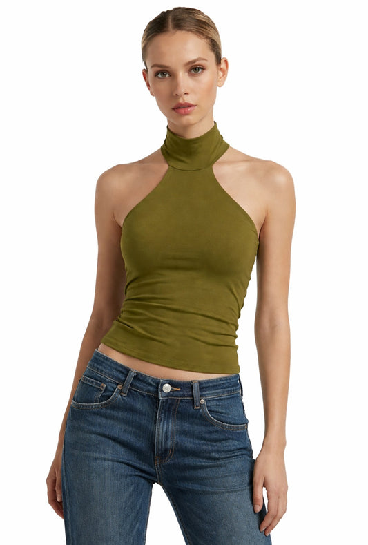Top verde Zara0029
