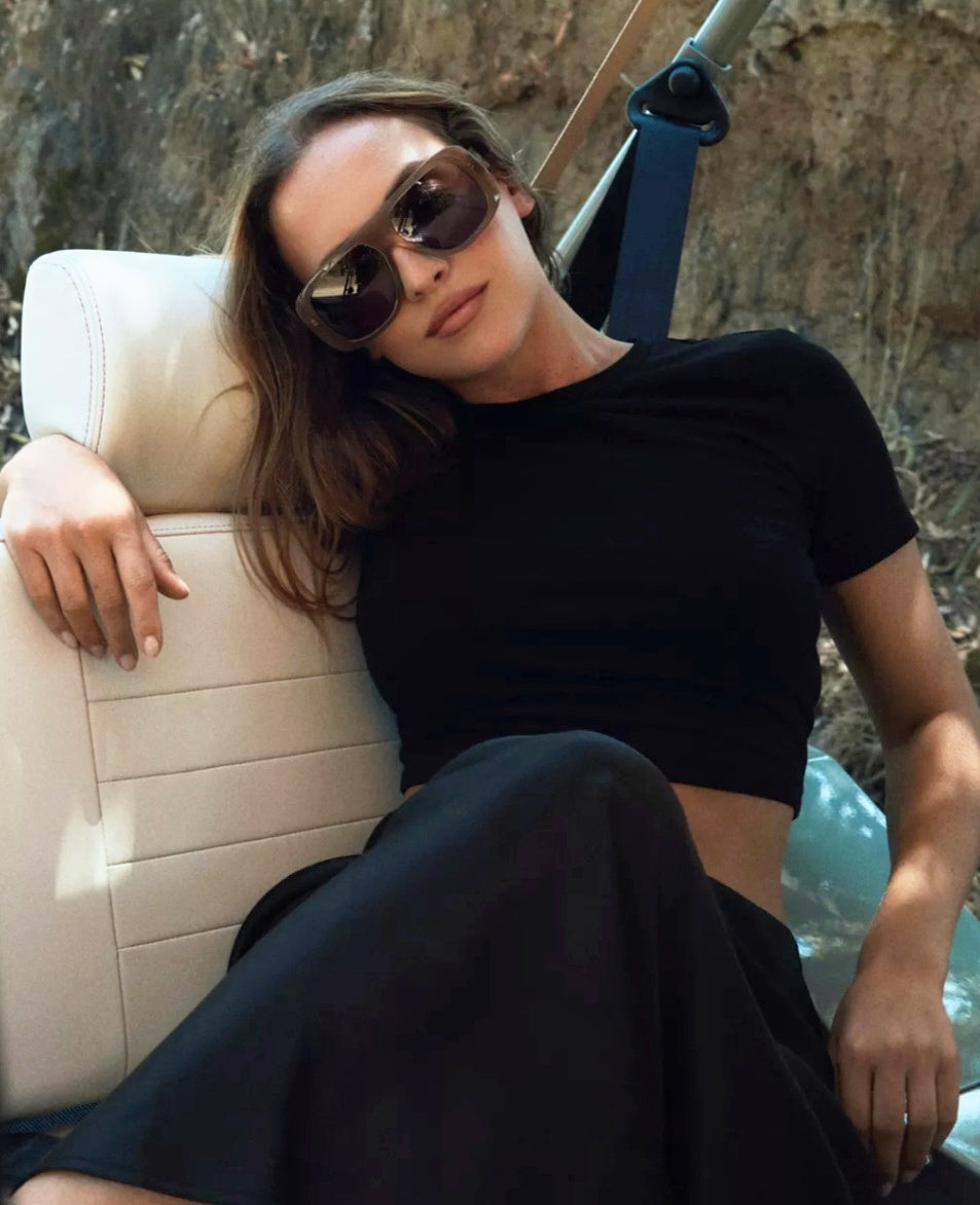 Blusa Corta de Tela Camiseta ZARAB0007