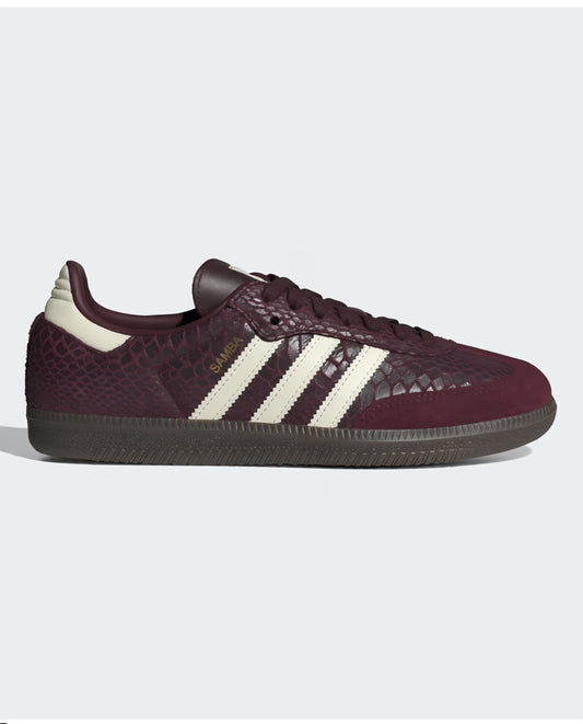 Zapatos adidas samba de mujer colo vino