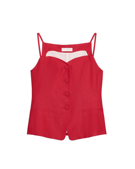 Vest ZARA rojo