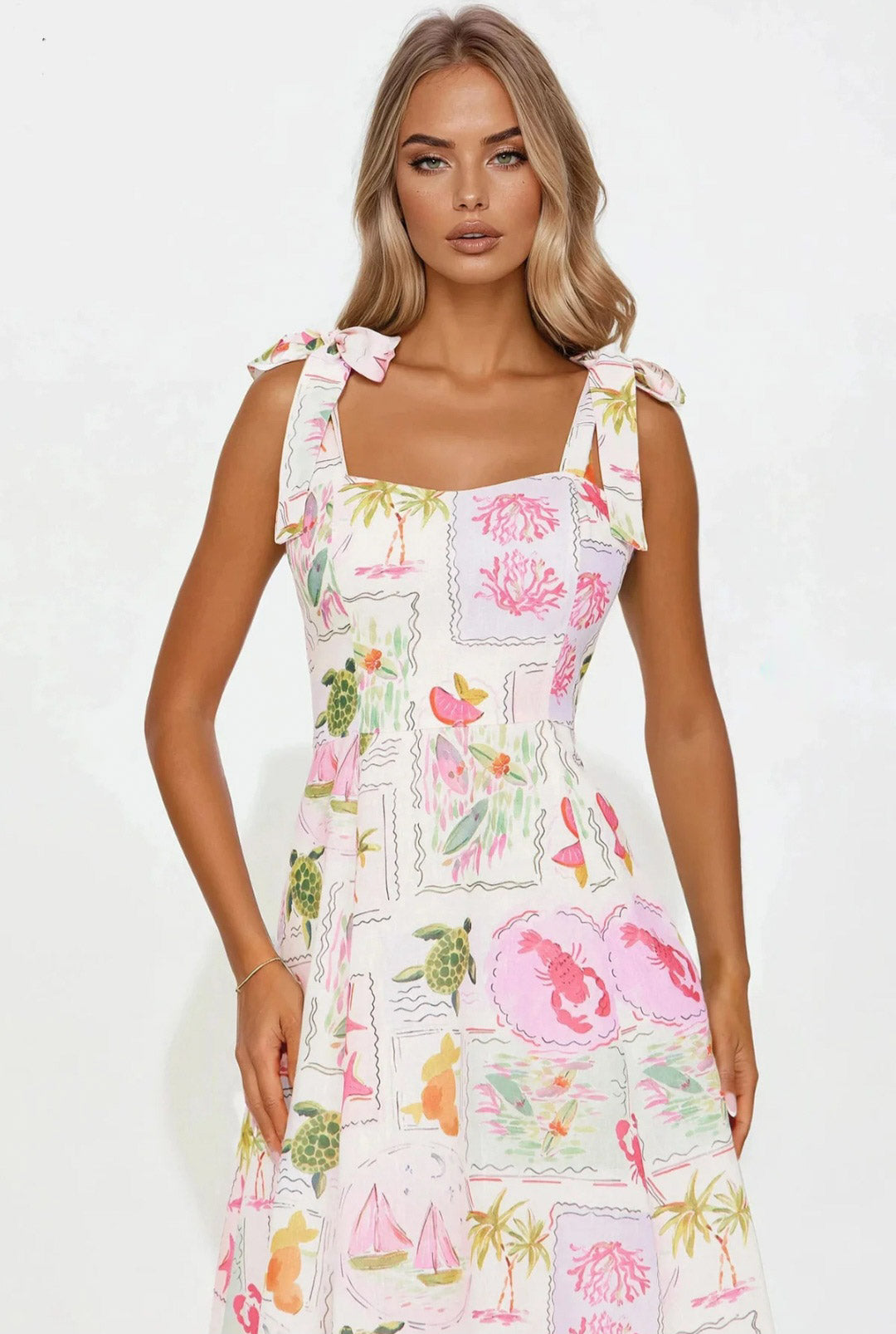 Vestido estampado FND0002