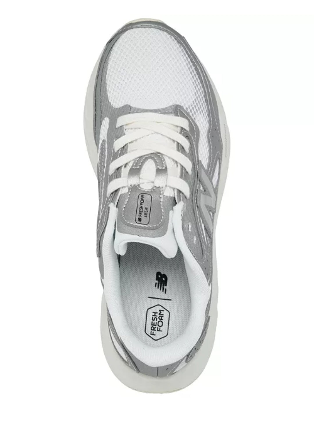 ZAPATOS NB Color blanco y plateado NBS0001