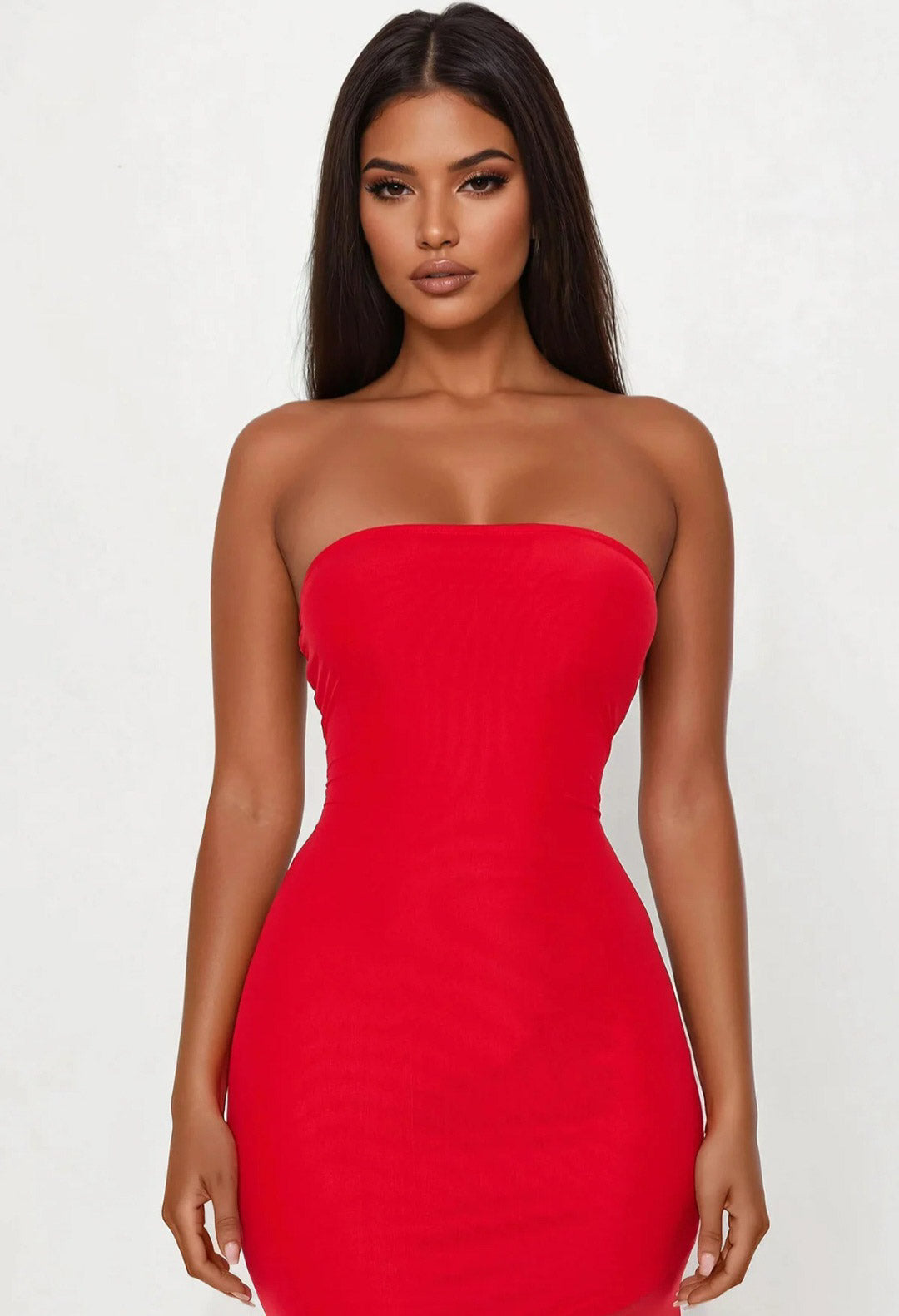 Vestido Largo Con Detalle Transparente FND0004