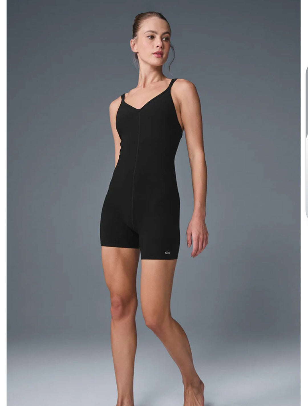 Enterizo Negro ALO0005