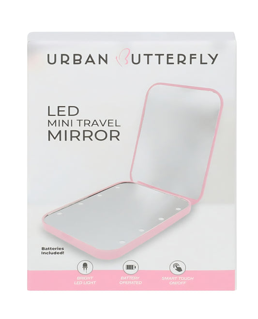 Espejo de cartera LED pink