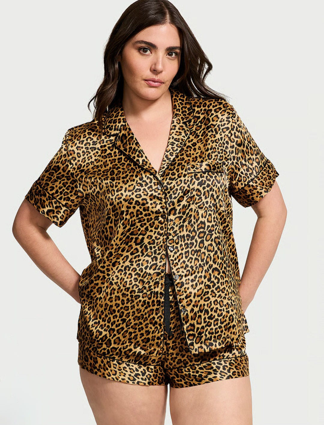 Pijama de Satin VS animal print VSP0002