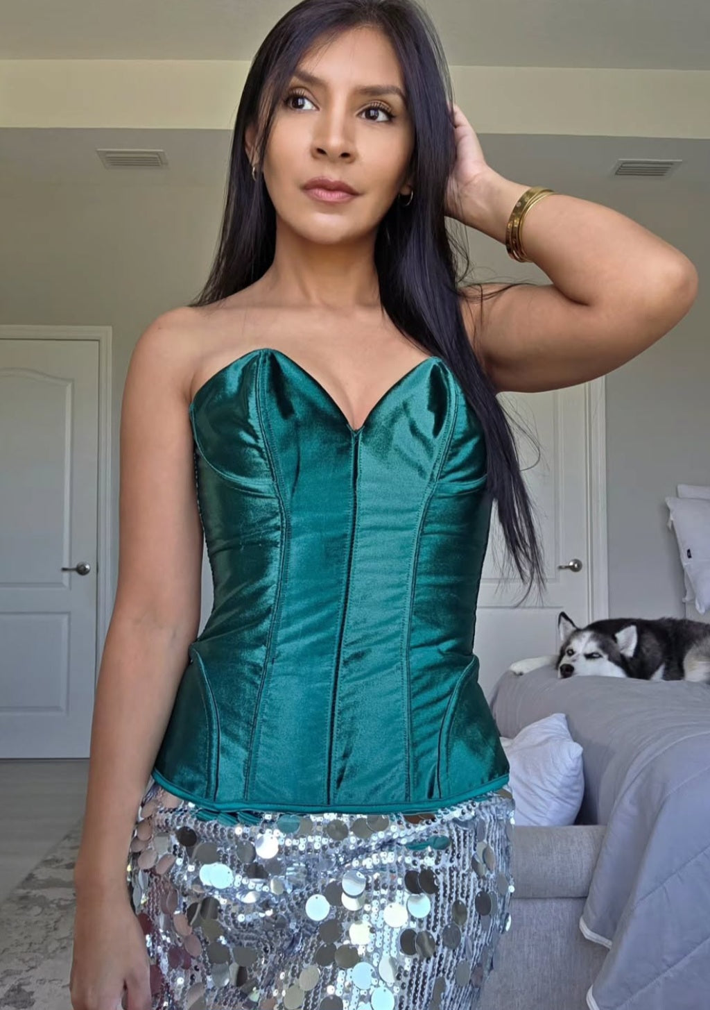 Corset verde