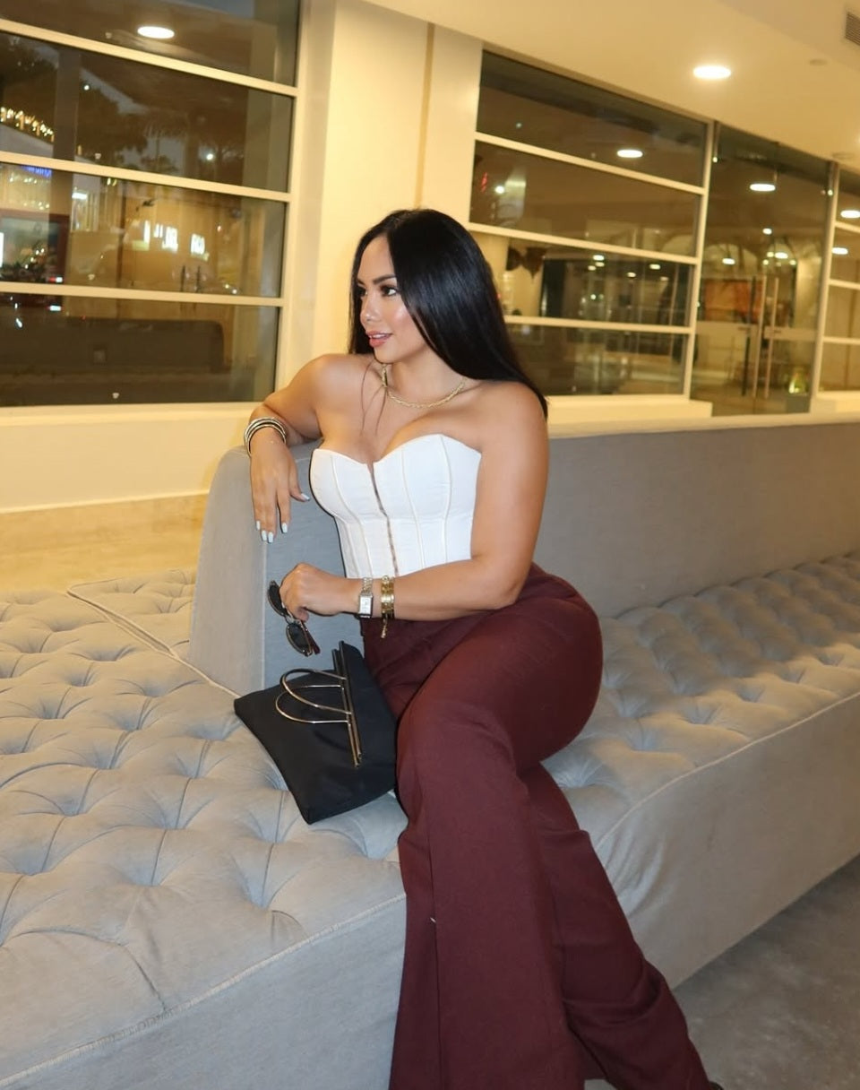 Corset Blanco Ajustable ST0004