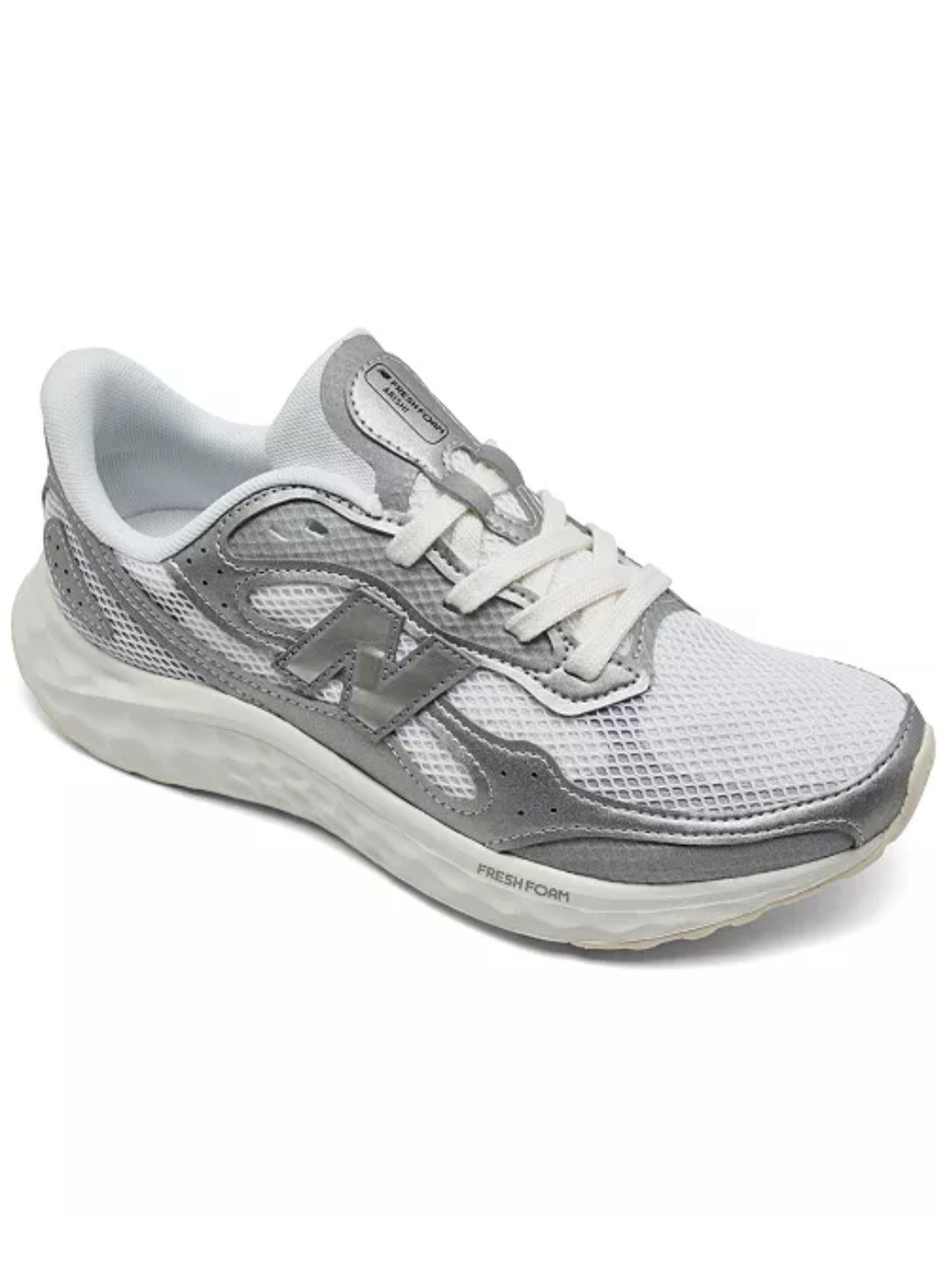 ZAPATOS NB Color blanco y plateado NBS0001